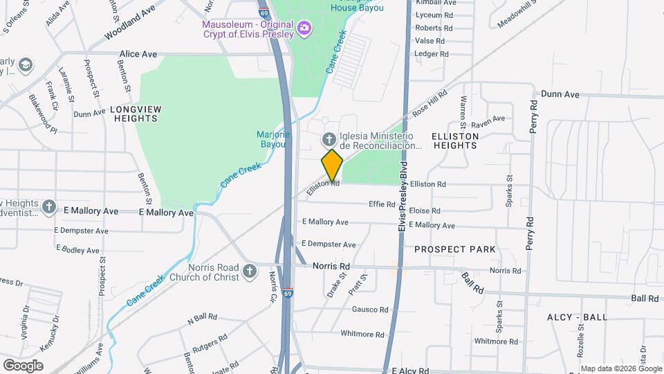 1201 Elliston Rd Map and Location Details