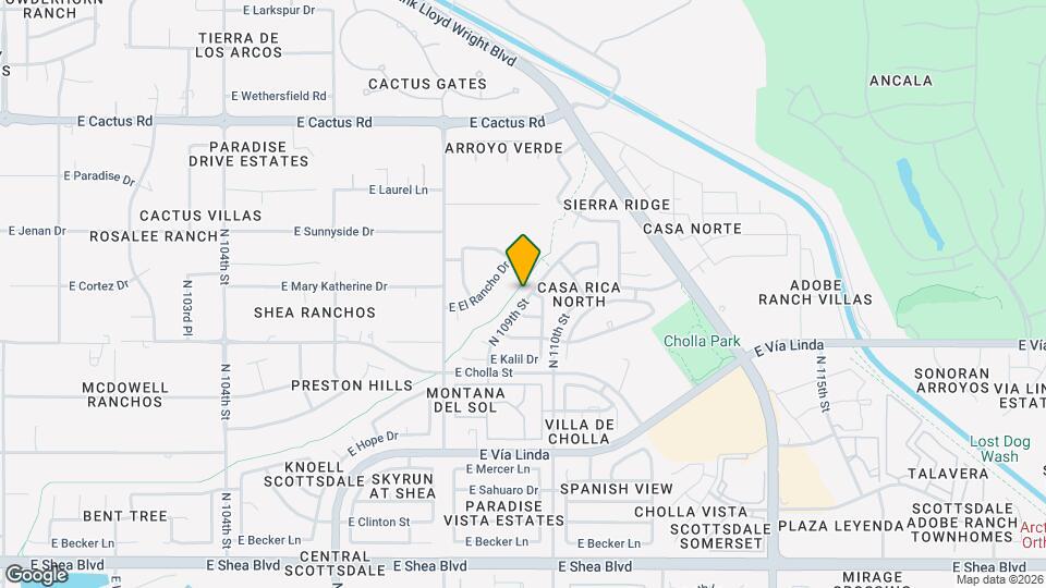 11574 N 109th St Map and Location Details