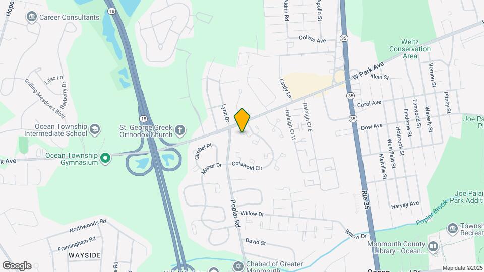 101 Cotswold Cir Map and Location Details