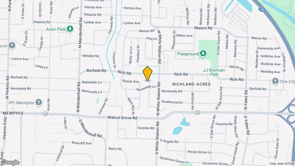 125 W Bendel Cir Map and Location Details