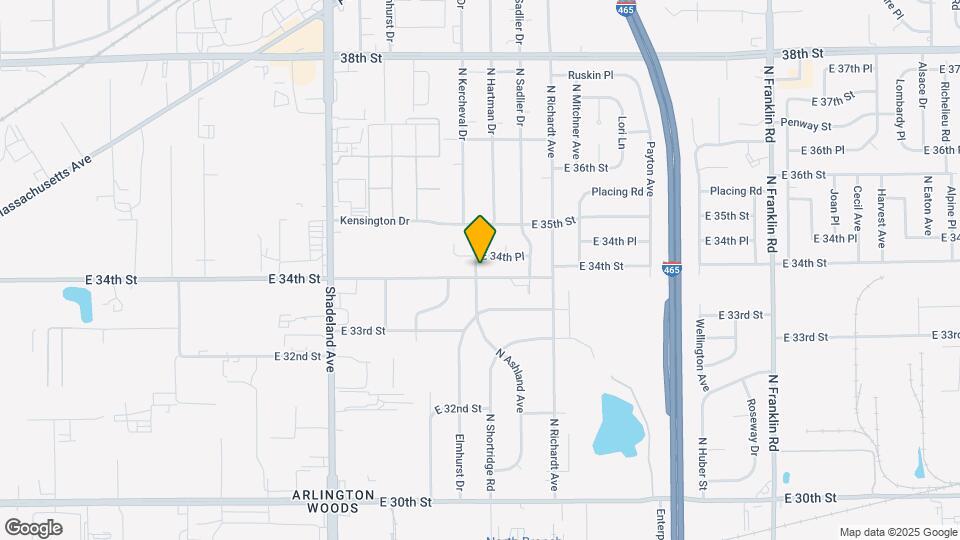 3403 N Hartman Dr Map and Location Details