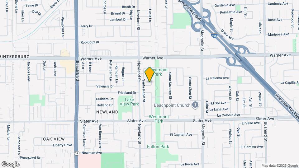 17201 Santa Rita St Map and Location Details