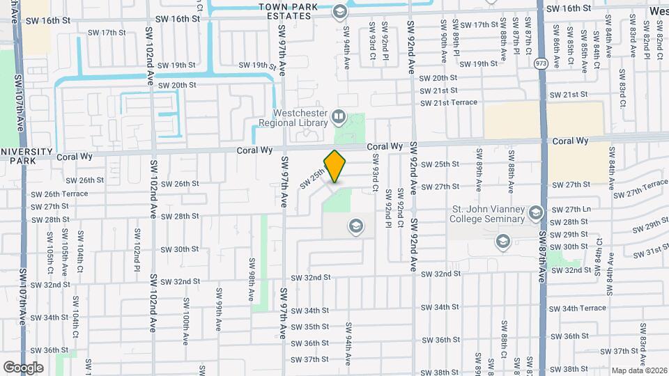 9441 SW 27th Dr Map and Location Details