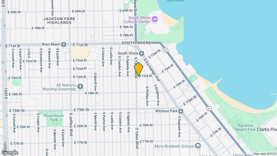 7305 S Yates Blvd Map and Location Details