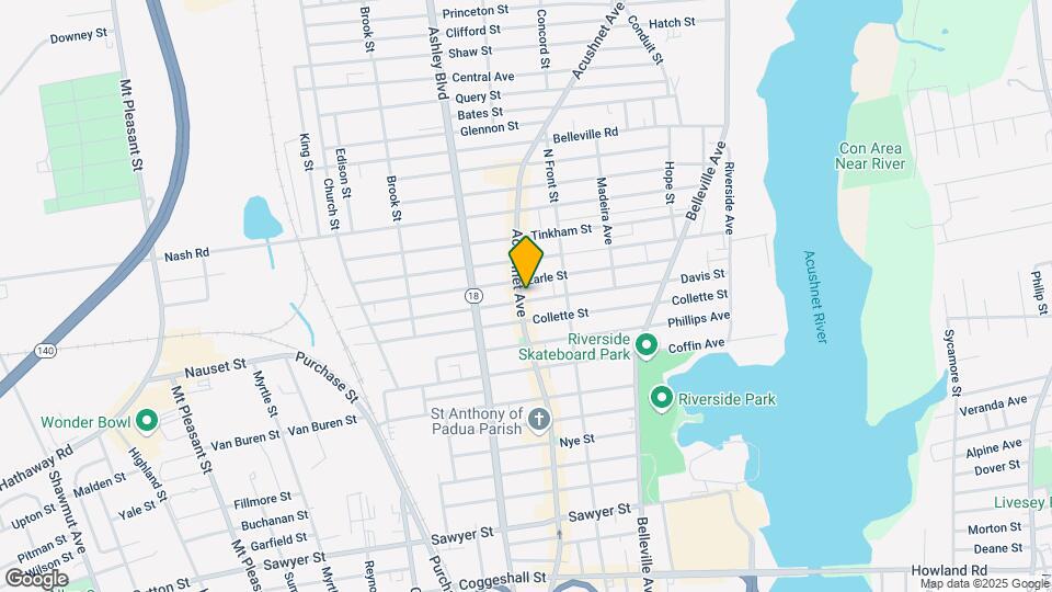 1602-1604 Acushnet Ave Map and Location Details