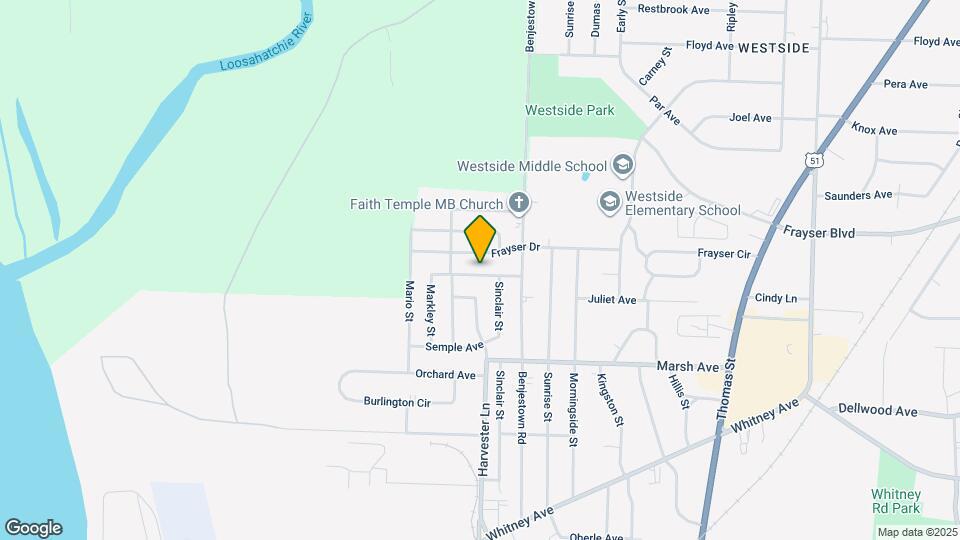 626 Burdette Ave Map and Location Details