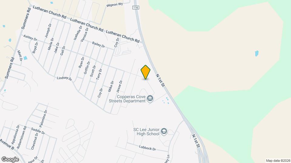 1206 Concord Dr Map and Location Details