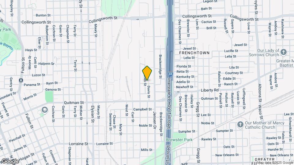 2701 Davis St Map and Location Details