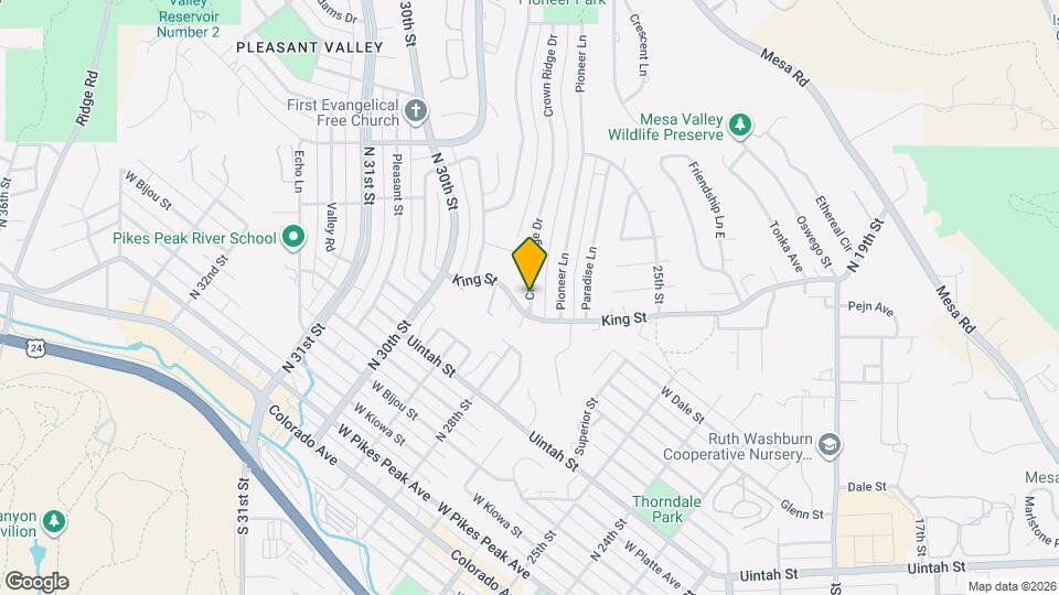 608 Crown Ridge Dr Map and Location Details