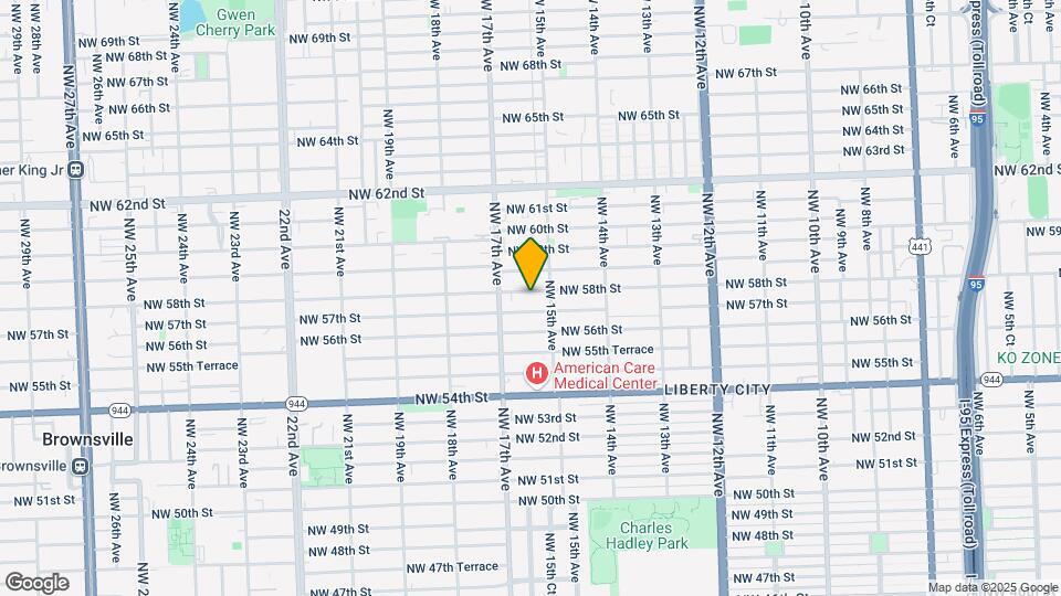 1554 NW 58th St Map and Location Details