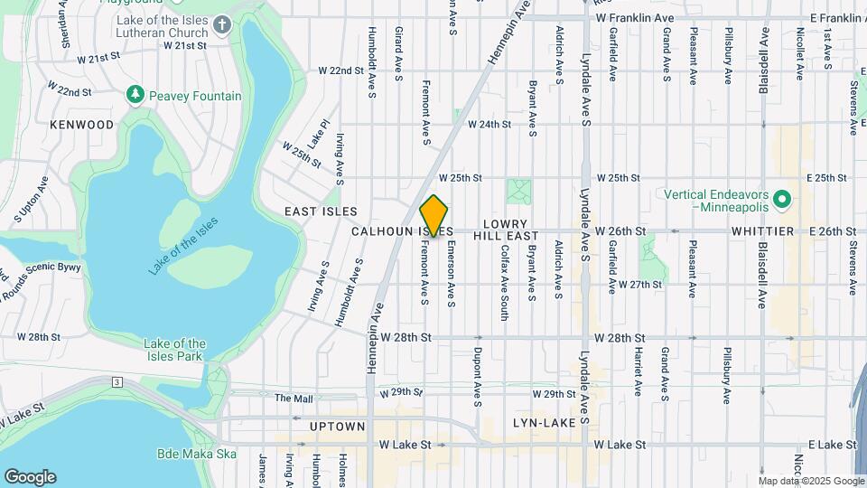 2609 Fremont Ave S Map and Location Details