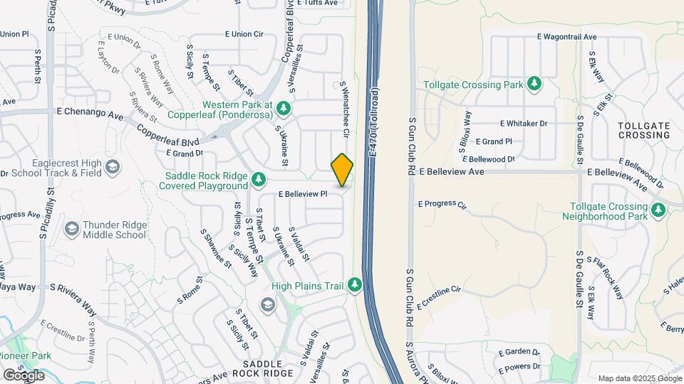 38849 E Belleview Pl Map and Location Details