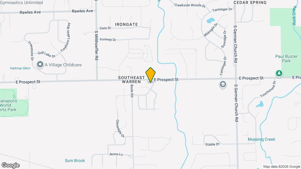 1120 Sedgehill Ln Map and Location Details