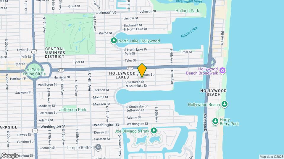 1049 Van Buren St Map and Location Details