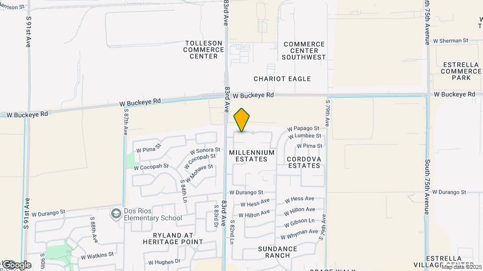 8221 W Papago St Map and Location Details