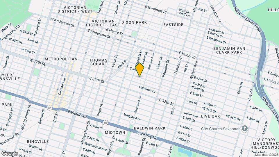 637 E 35th St Map and Location Details