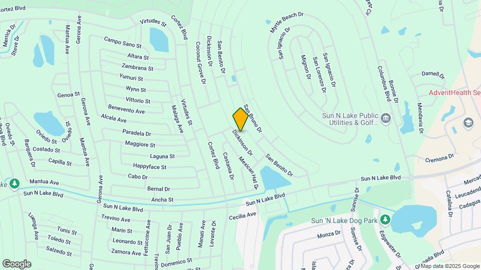 6903 Dickinson Dr Map and Location Details