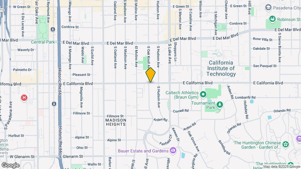 600 S Oak Knoll Ave Mapa y Detalles de la Ubicación