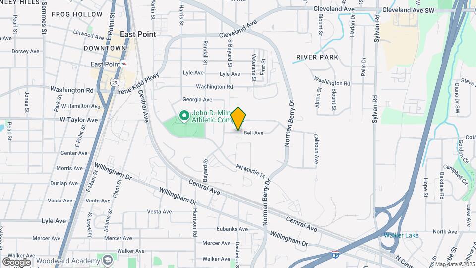 1282 Bell Ave Map and Location Details