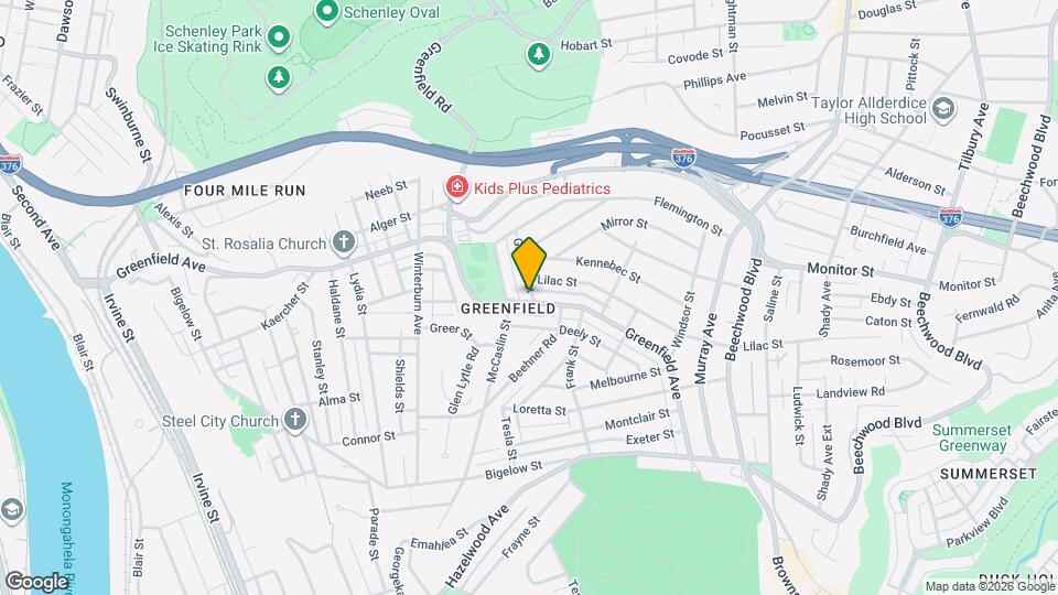 799 Greenfield Ave Mapa y Detalles de la Ubicación