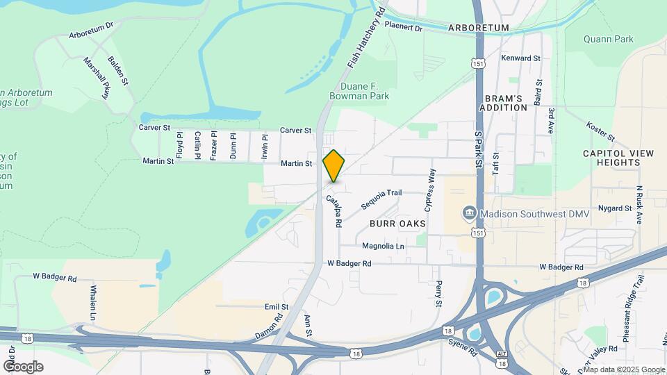 1130 Catalpa Cir Map and Location Details