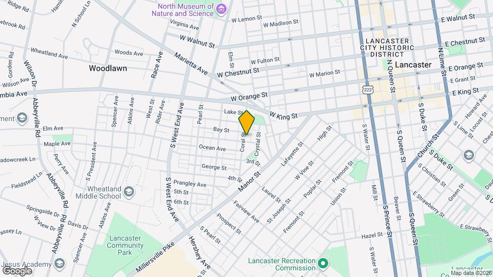 139 Coral St Mapa y Detalles de la Ubicación