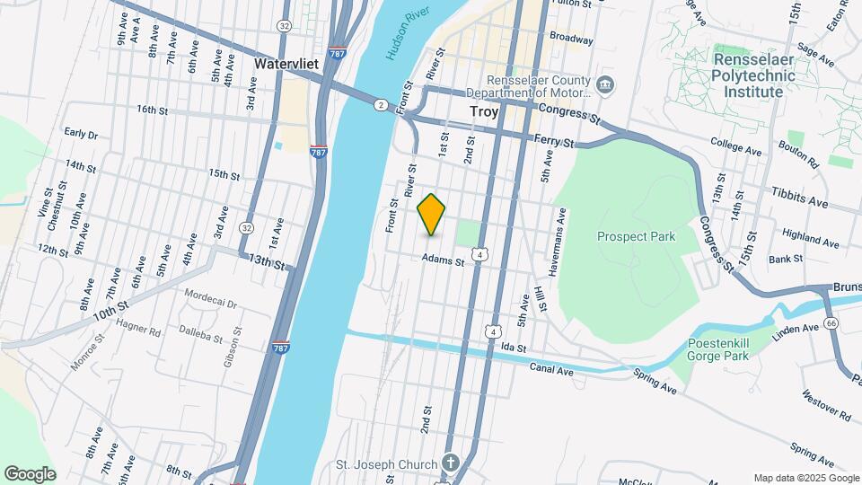 184 1st St, Unit 3 Map and Location Details