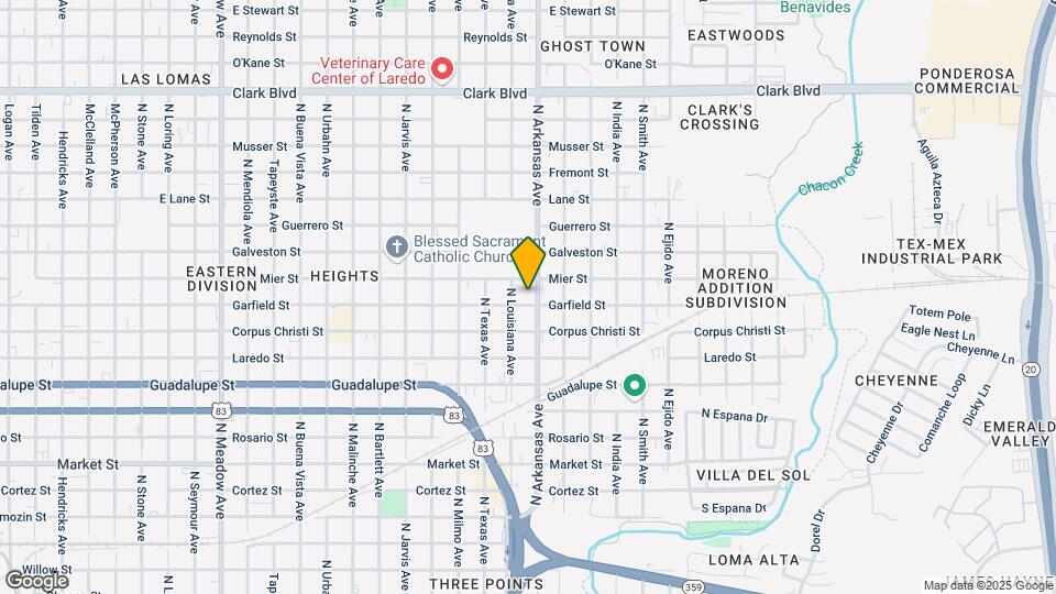 2718 Garfield St Map and Location Details