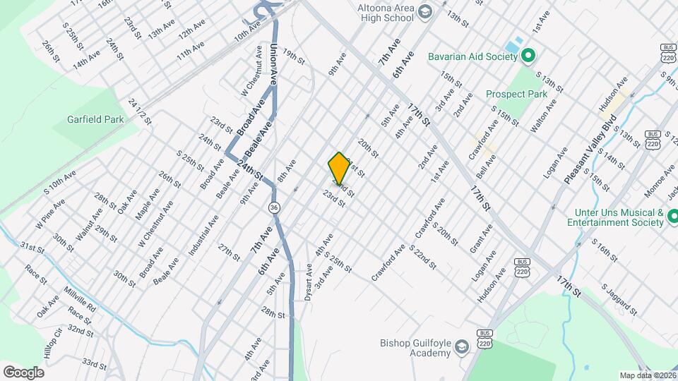 2203 5th Ave Mapa y Detalles de la Ubicación