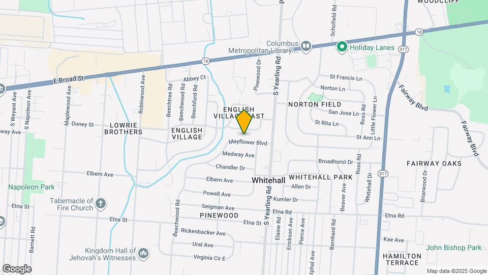 4232 Mayflower Blvd Map and Location Details