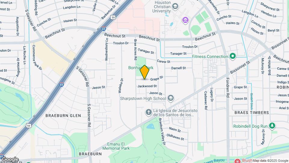 7607 Grape St Map and Location Details