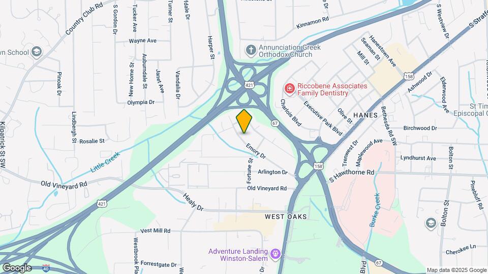 3321 Emory Dr Map and Location Details