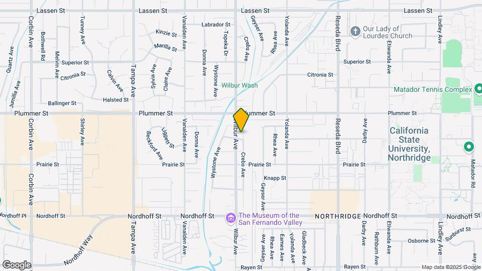 18849 Vincennes St Map and Location Details
