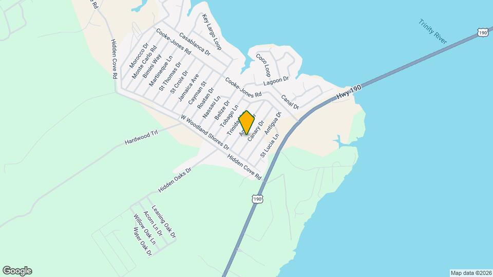 210 Canary St Map and Location Details