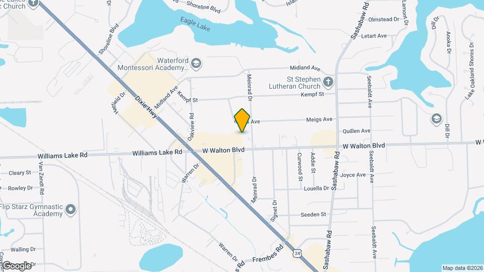 Pine Lake Apartments Map and Location Details
