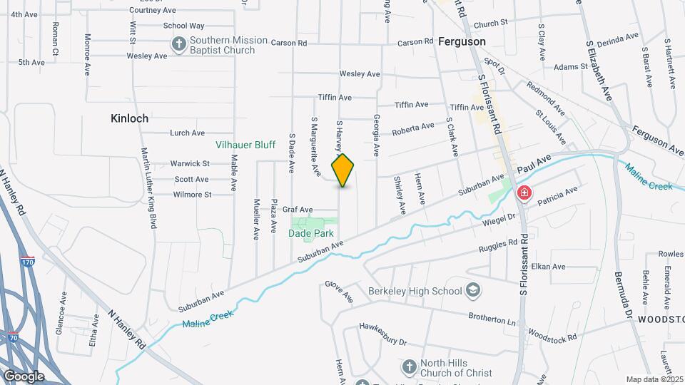 360 S Harvey Ave Map and Location Details