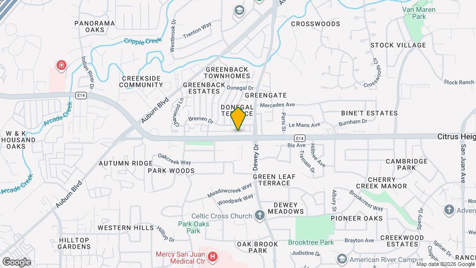 6533 Greenback Ln Map and Location Details