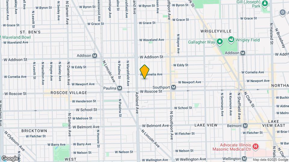 3456 N Bosworth Ave Map and Location Details