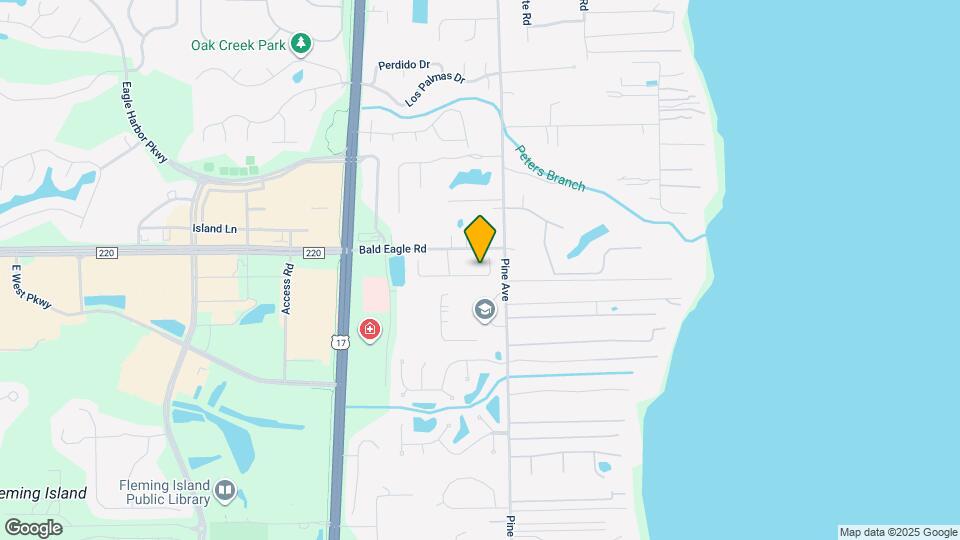 730 Eagle Cove Drive Map and Location Details