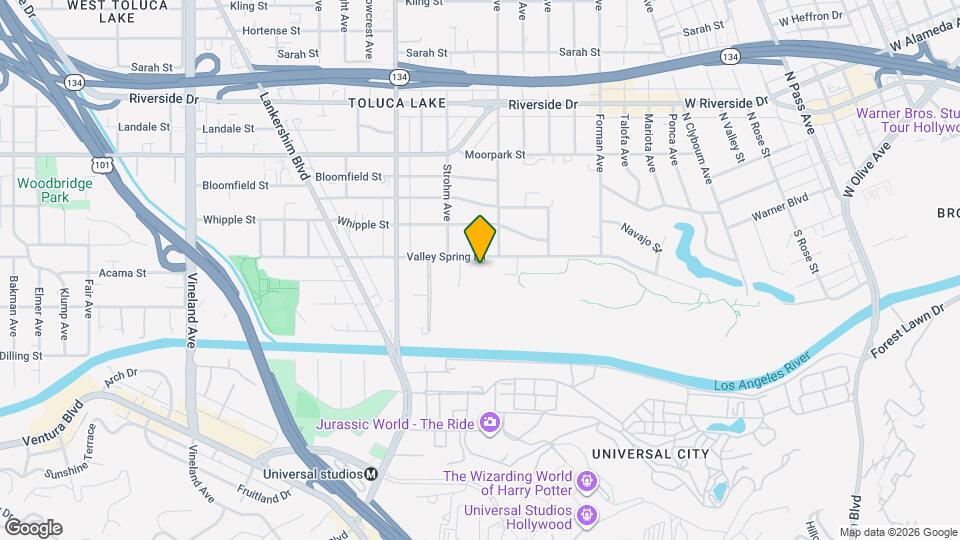 10424 Valley Spring Ln Map and Location Details