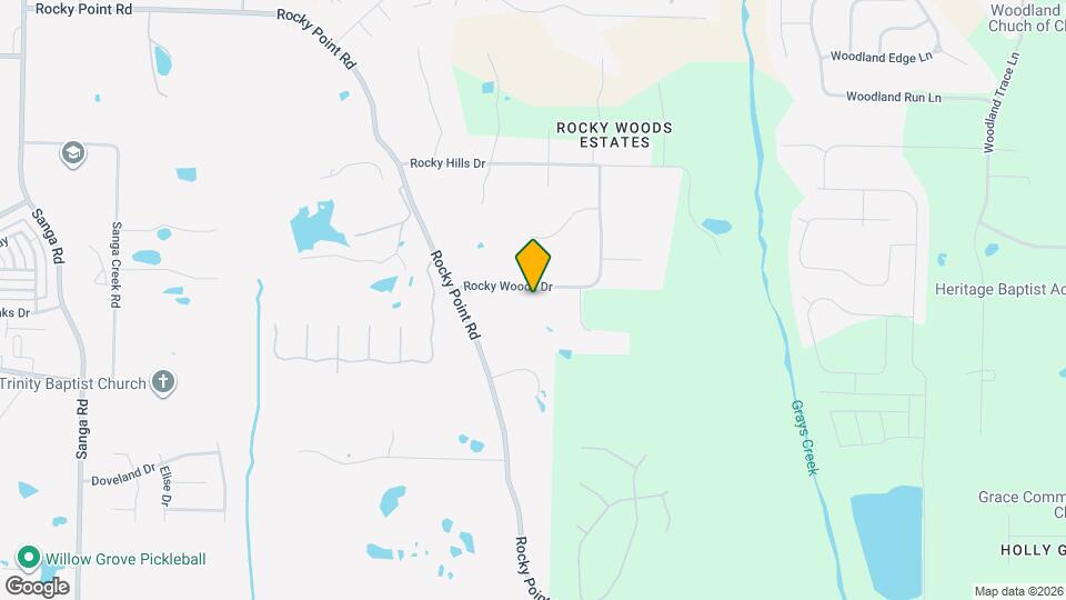 9345 Rocky Woods Dr Map and Location Details
