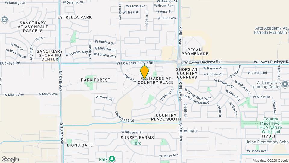 3012 S 101st Dr Map and Location Details