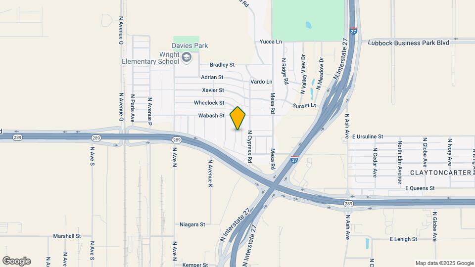 2124 N Texas Ave Map and Location Details