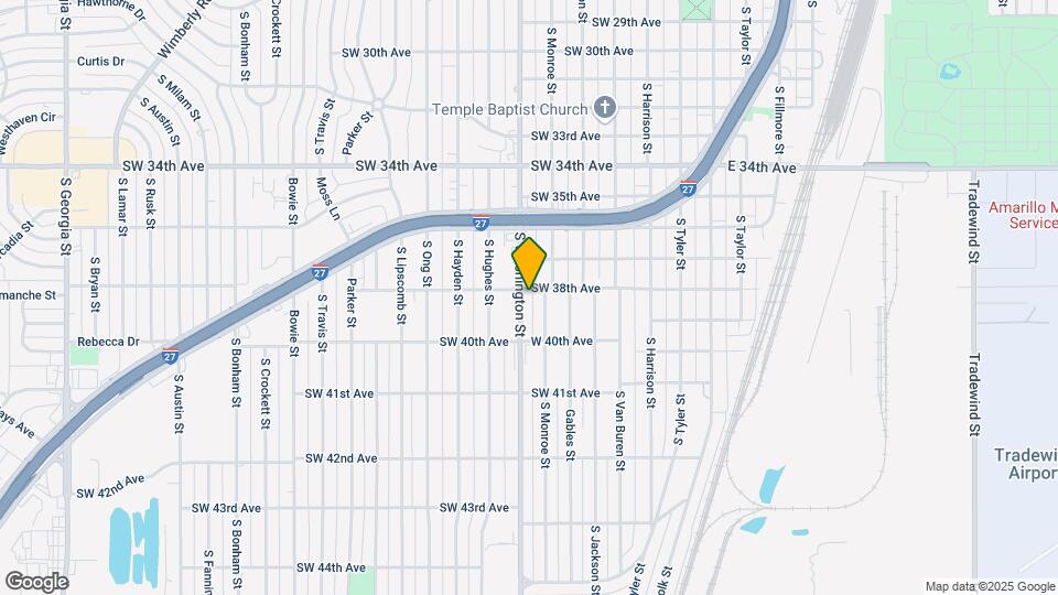3803 S Washington St Map and Location Details