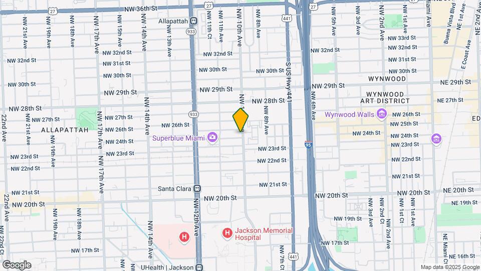 2400 NW 10th Ave Map and Location Details