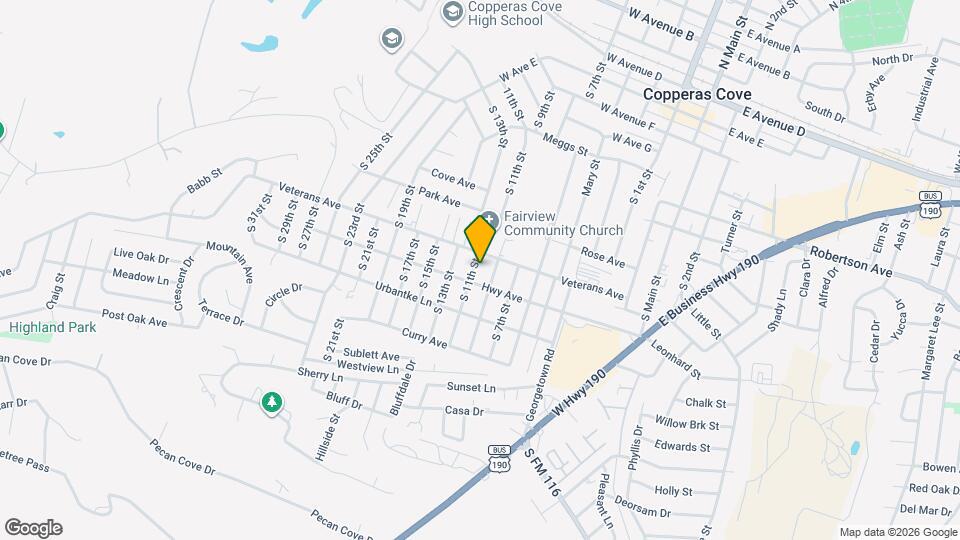 1005 S 11th St Map and Location Details