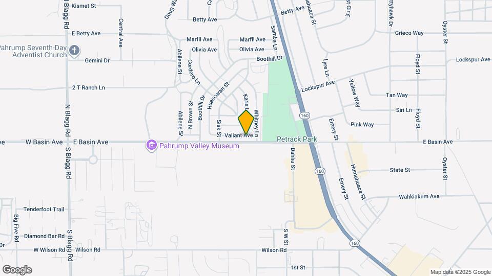 831 Valiant Ave Map and Location Details