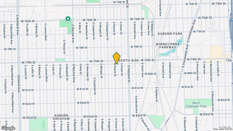 7917 S Peoria St, Unit Garden Map and Location Details