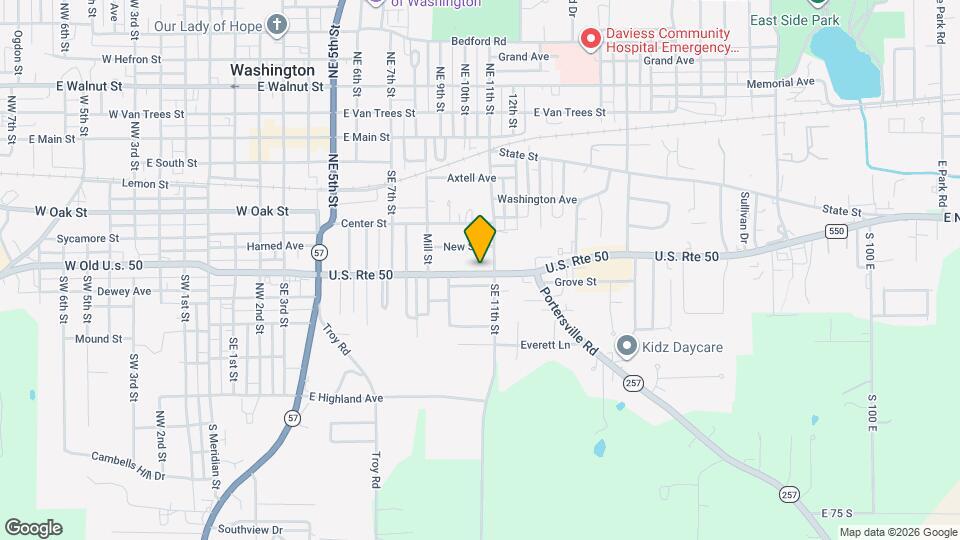 1030 E National Hwy Map and Location Details