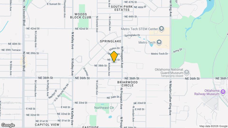 1319 NE 38th St Map and Location Details